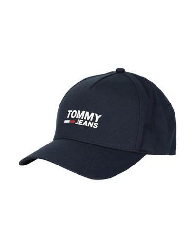 Shop Tommy Jeans Hat In Dark Blue