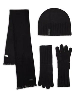 calvin klein 3 piece scarf set