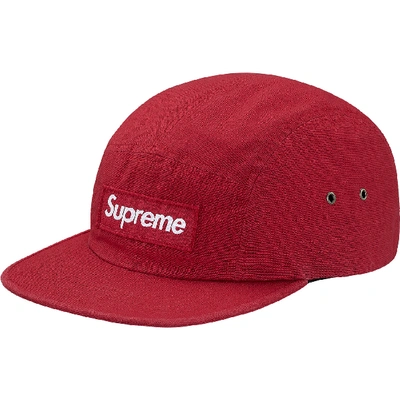 Pre-owned Supreme  Metal D-ring Camp Cap Red