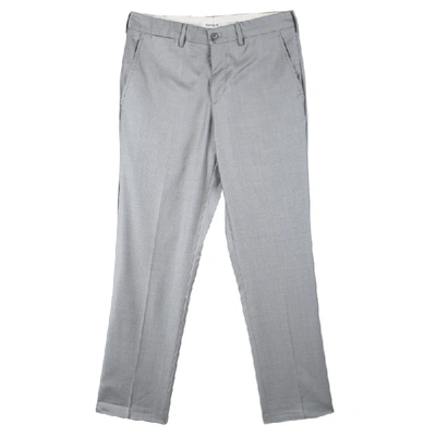Pre-owned Emporio Armani Grey Wool Josh Line Tailored Trousers M