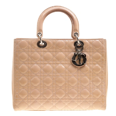 Pre-owned Dior Tote In Brown