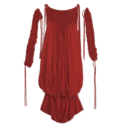 Pre-owned Dolce & Gabbana Red Dress S