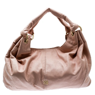 Pre-owned Givenchy Pink Leather Hobo