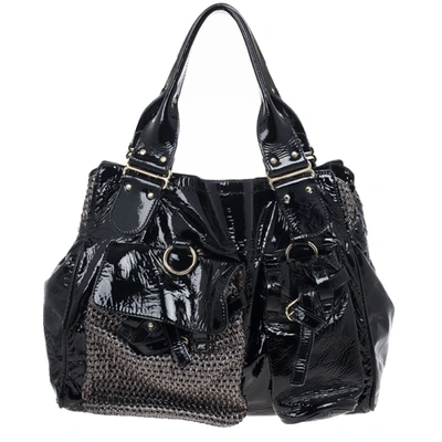 CHLOÉ Pre-owned Patent Leather Ada Tote In Black