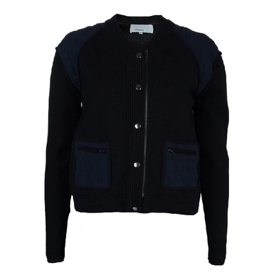 Pre-owned 3.1 Phillip Lim / フィリップ リム Black Contrast Quilting Detail Zip Front Jacket Xs