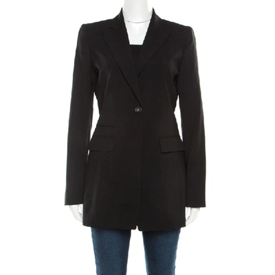 Pre-owned Elie Tahari Black Wool Tailored Blazer S