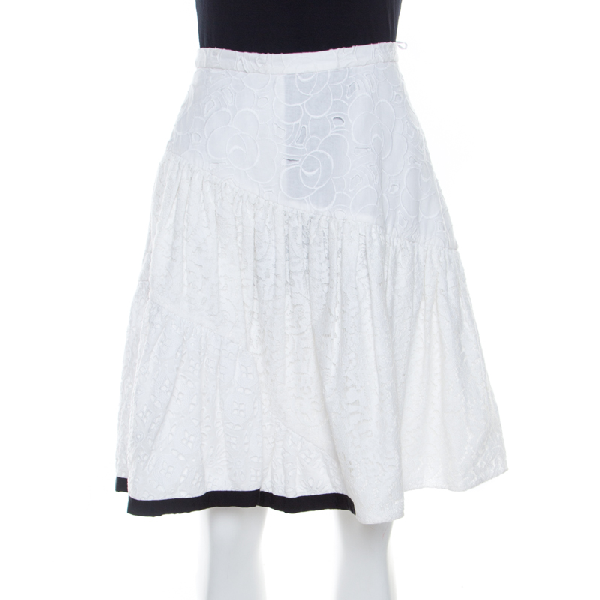 cotton lace skirt