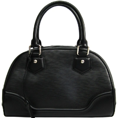 Women's Louis Vuitton Black (Noir) Epi Leather Bowling PM