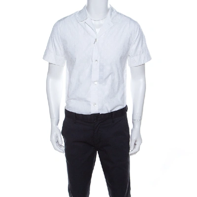 Louis Vuitton Monogram Fil Coupé Sleeveless Shirt Optical White. Size 36