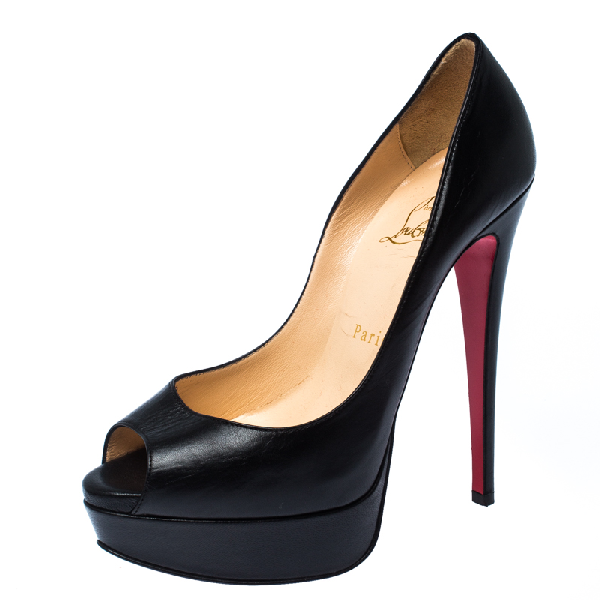 black peep toe louboutins