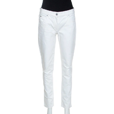 Pre-owned Michael Kors White Denim Straight Fit Jeans M