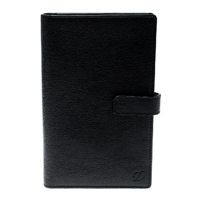 Pre-owned St Dupont Black Leather Agenda Cover