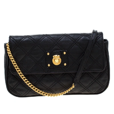Pre-owned Marc Jacobs Black Quilted Leather Small Single Shoulder Bag