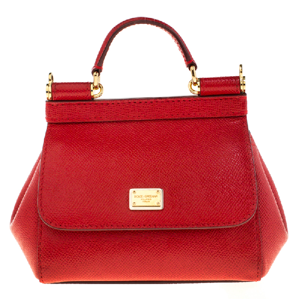 red dolce and gabbana bag