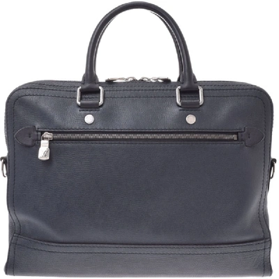 Pre-owned Louis Vuitton Black Leather Messenger Bag