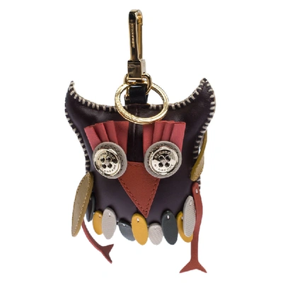 Pre-owned Burberry Multicolor Leather Owl Charm