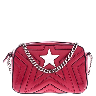 Pre-owned Stella Mccartney Red Leather Stella Star Crossbody Bag