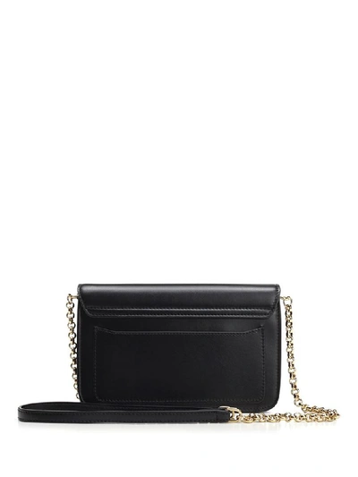 Shop Chloé Mini C Shoulder Bag In Black