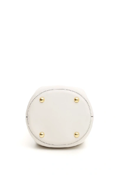 Shop Marni Pannier Bucket Bag In White