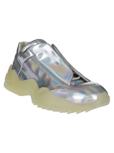 Shop Maison Margiela Metallic Future Sneakers In Multi