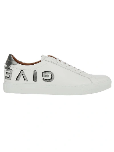 Shop Givenchy Reverse Logo Sneakers In White