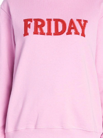 Shop Alberta Ferretti Friday Sweatshirt In Pink