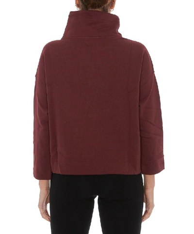 Shop Kenzo Tiger Mountain Embroidered Hoodie In Red