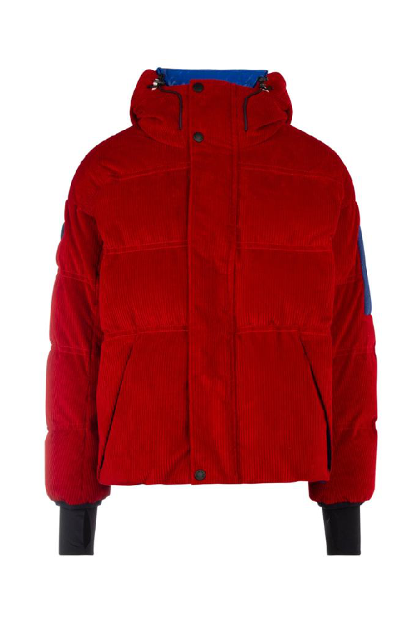 moncler grenoble red jacket