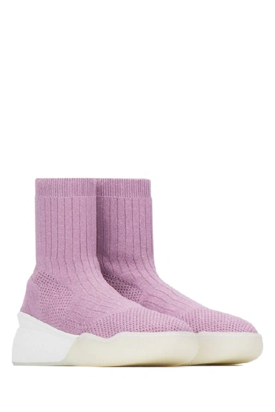 Shop Stella Mccartney Loop Sock Sneakers In Pink