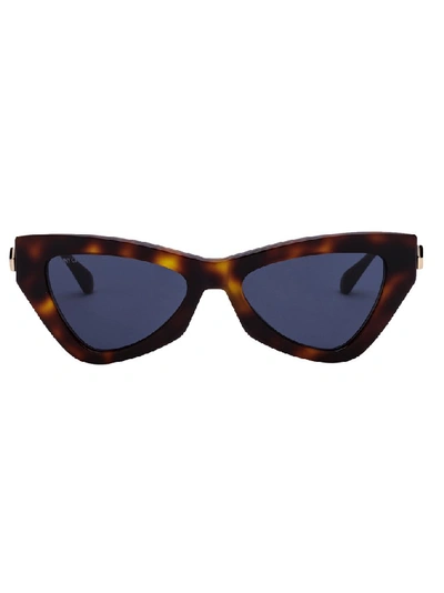 Shop Jimmy Choo Eyewear Donna Cat Eye Sunglasses In Multi