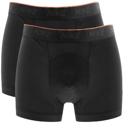 Shop Nike Training Two Pack Boxer Trunks Black