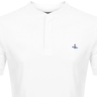 Shop Vivienne Westwood Short Sleeve Logo T Shirt White
