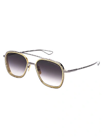 Shop Dita Eyewear System One Sunglasses In Metallic