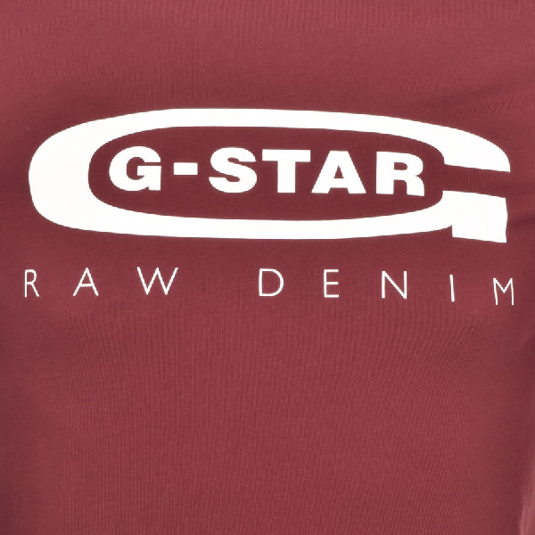 burgundy g star shirt