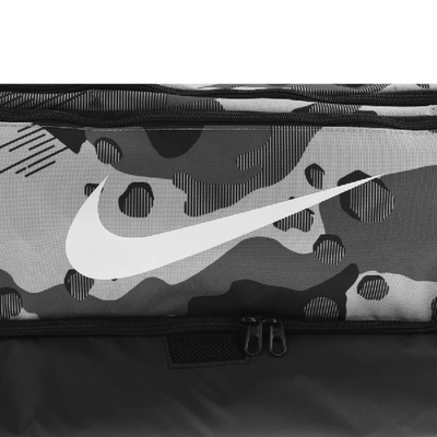 Shop Nike Training Brasilia Duffle Bag Grey
