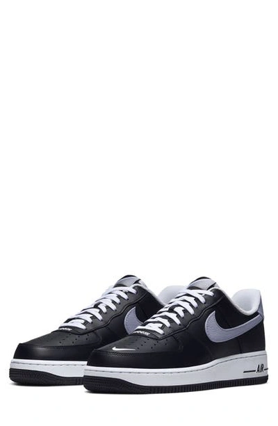 Shop Nike Air Force 1 '07 Lv8 4 Sneaker In Black/ White/ Wolf Grey