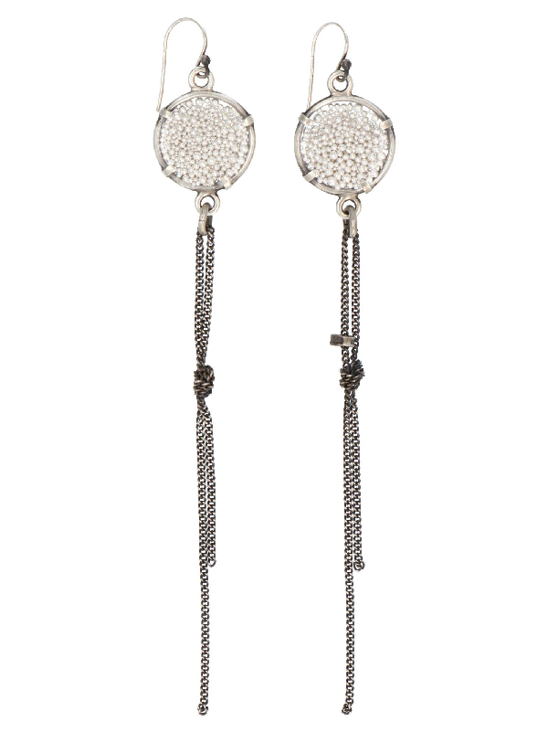 Ann Demeulemeester Silver Silver Earrings | ModeSens