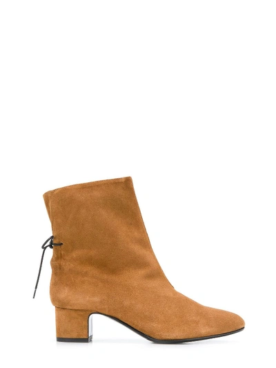 Shop Leqarant Brown Suede Ankle Boots