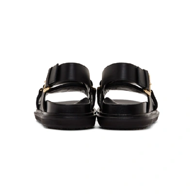 Shop Marni Black Fussbett Sandals In 00n99 Black