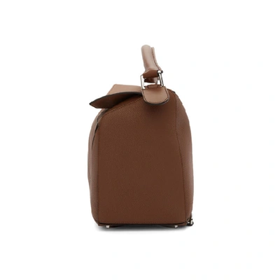 Shop Loewe Brown Large Puzzle Bag In 3200 Cognac