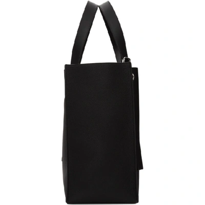 Shop Loewe Black Buckle Tote In 1100 Black