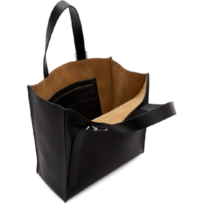 Shop Loewe Black Buckle Tote In 1100 Black