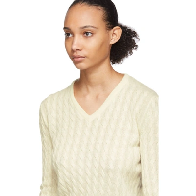 Shop The Row Off-white Rozanne Sweater In Ivory