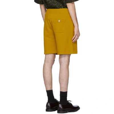 Shop Marni Yellow Sweat Shorts In 00y58 Yello