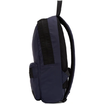 Shop Diesel Navy Mirano Backpack In T6065 Navy