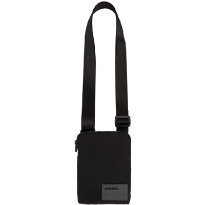 Shop Diesel Black Discover Cross Body Bag In T8013 Black