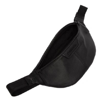 Shop Diesel Black Sanbonny Belt Bag In T8013 Black