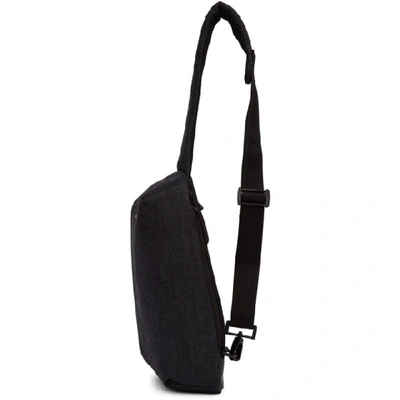 Shop Diesel Black And Indigo Denim D-subtoryal Mono Backpack In H6488 Black