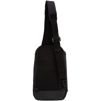 Shop Diesel Black And Indigo Denim D-subtoryal Mono Backpack In H6488 Black