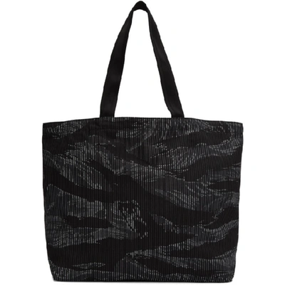 Shop Diesel Black And Grey D-thisbag Shopping Tote In H7841 Blkgr